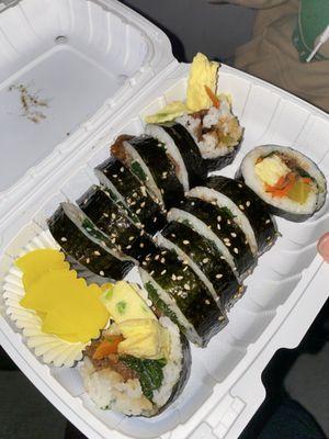 Kimbap with beef
