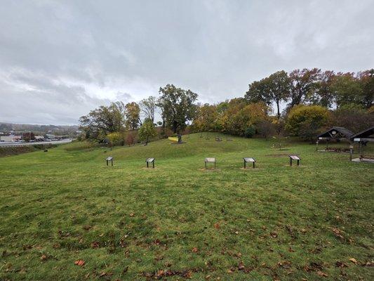 Garden outside the Abingdon Olive Oil Company