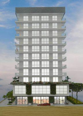 Residential High Rise Building Scale Model