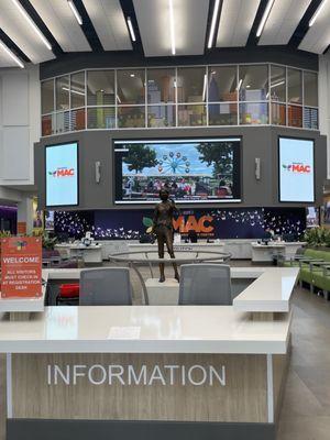 Sometimes they'll ask you to check-in here first