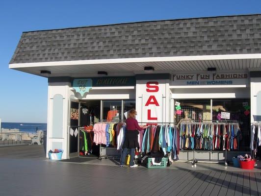 the outside of the store