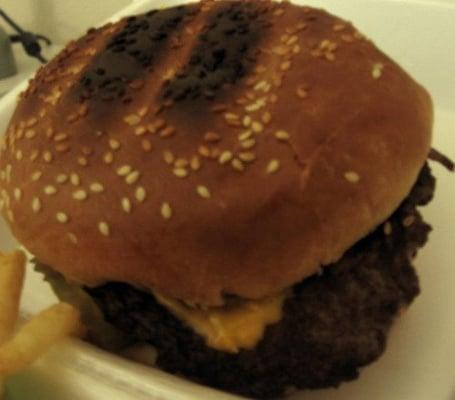 Double Cheese Bacon Burger, about $5.94 or $5.49