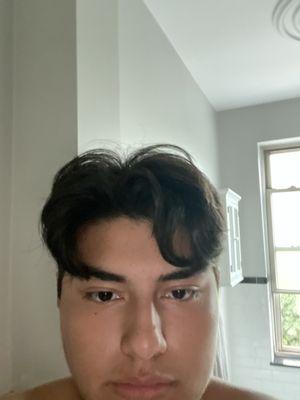 What the barber left me with