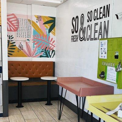 Grab your laptop and get some work done while you wash and dry!