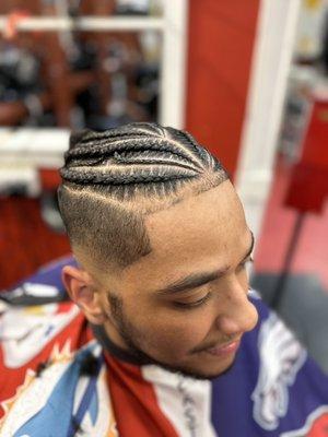 This is a medium Skin Drop Fade