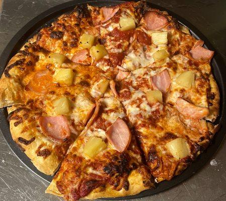 Canadian Bacon Pineapple Pizza