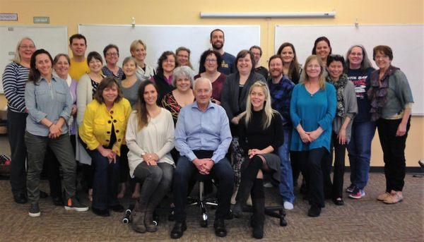 Dr. Jesus Manzanares, visiting from Barcelona, Spain to teach Manzanares Technique with Seattle Reflexology