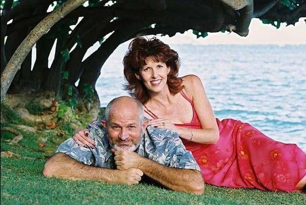 It's never too late to get engaged and take photos at Kahala Beach!