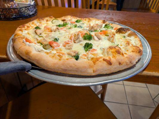 Pizza at La Piazza, Roxboro