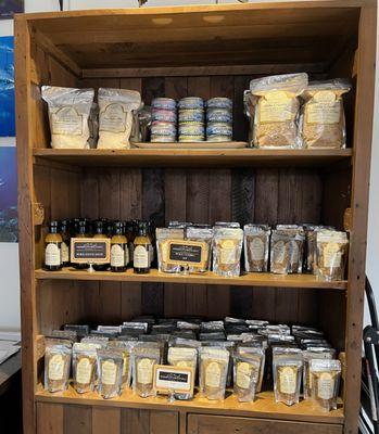 yummy spices and sauces