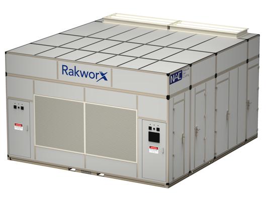 All in One NAC Modular Data Center Free Air System E2N-R10-100 10 Rack 100KW Email: isamu.tanaka@rakworx.com