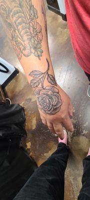 Scottish Rose Tattoo