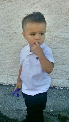 Madee myy son extra handsome! Thank you Low Key!