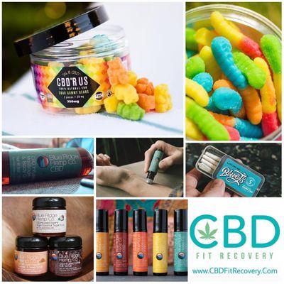 CBD Fit Recovery offers a large variety of CBD products.