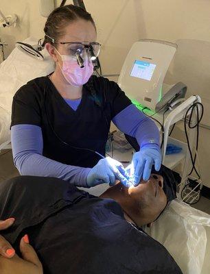 Another great day of electrolysis!