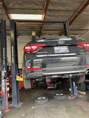 Brake job and full maintenance