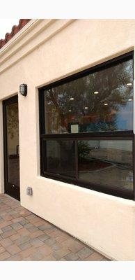 Dual pane bronze Aluminum Windows and Door with Low e glass ( Energy Efficient)