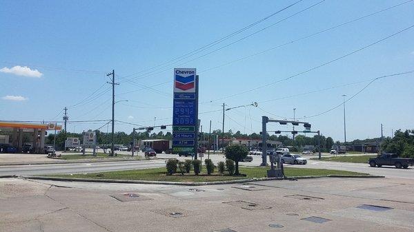 Three gas stations walk into a bar