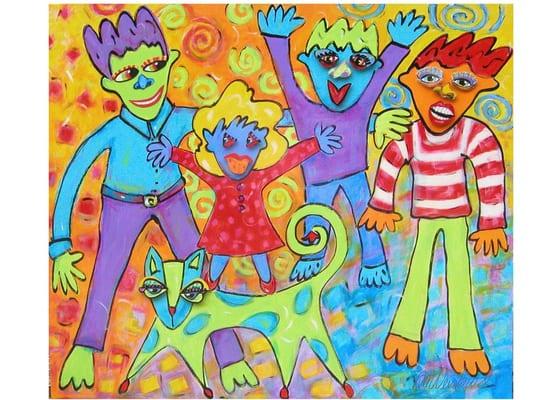 Lots of fun art and always something to do.