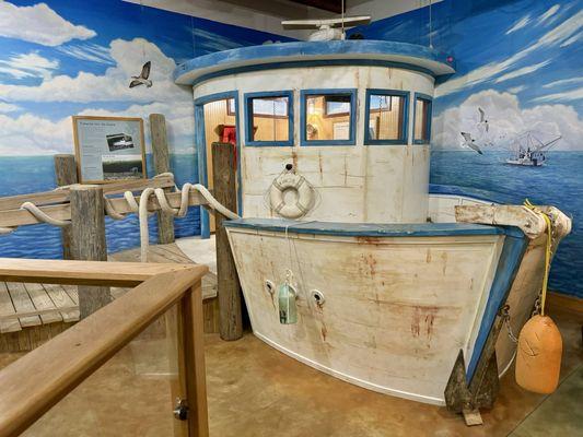 Research Boat replica