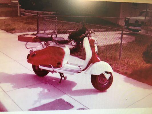 1957 Lambretta motor scooter. I used to work for a Scooter Co. in Wildwood