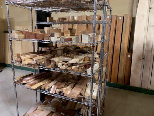 Somewhere in there was the small chunk of mesquite that made it home with me to NC.