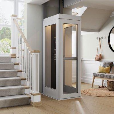The Bruno Connect Compact home elevator is a mix of stylish design, functionality and ease-of-use operation.