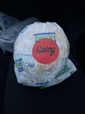 Royal Farms Spicy Chicken Sandwich