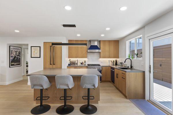 modern kitchen renovation