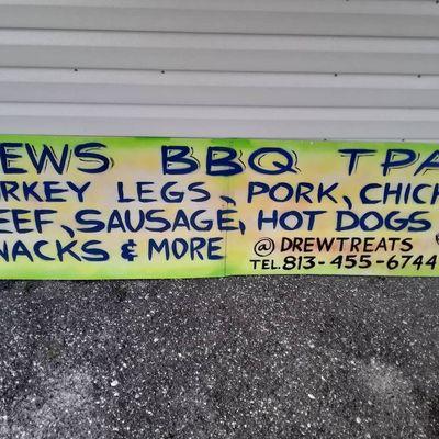 Drew's BBQ Tpa
4715 N. 40th Street
Tampa Florida 33610
813.455.6744
FRIDAY AND SATURDAY ONLY.... 3PM TO 4AM
CATERING AVAILABLE