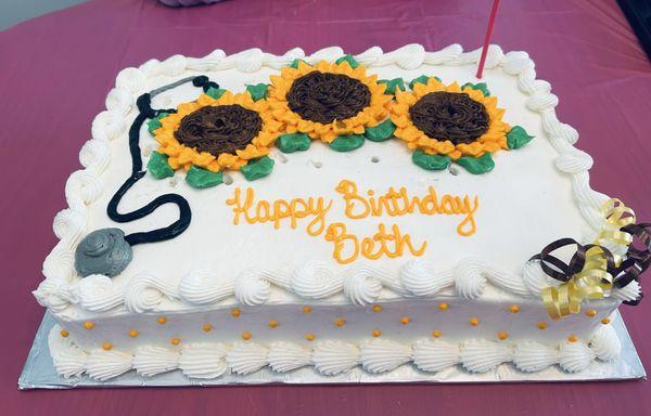 Special birthday for hospice RN