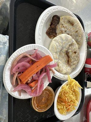 Pupusas de arroz Frijol y queso
