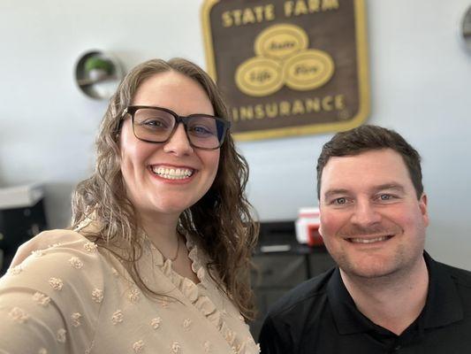 Look who started with our agency today! Who recognizes this guy from around town?? He traded in wine sales for insurance sale...