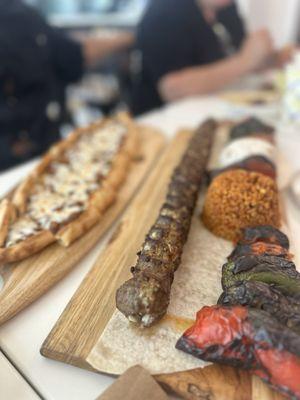 Kusbasi kasar pide and special kebab from secret manu