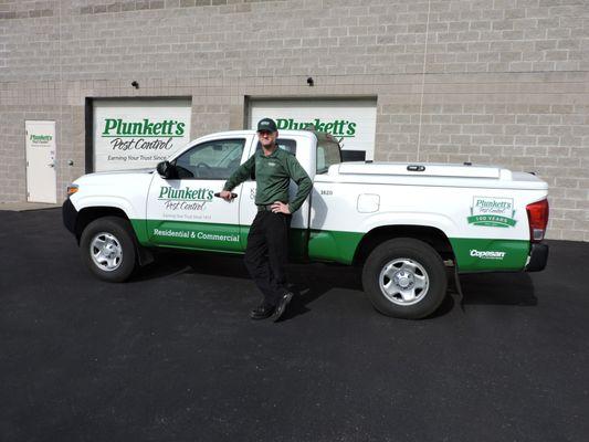 Service Technician and Truck