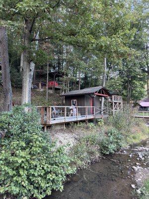 Not really happy with glamping, but all the platform tent spots were booked.