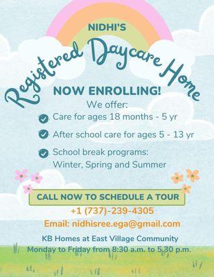 Nidhi's Daycare Home