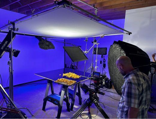 Food photography in action