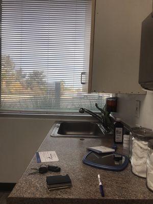 Clean well stocked examination rooms