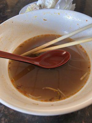 Bun Bo Hue but empty
