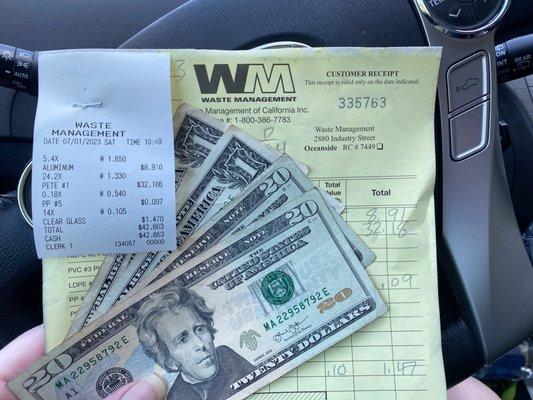 COLD HARD CASH ... AND Saving The Planet !!!