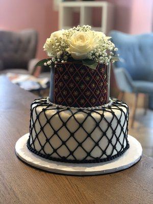 Fresh Flowers, Fondant wrapped