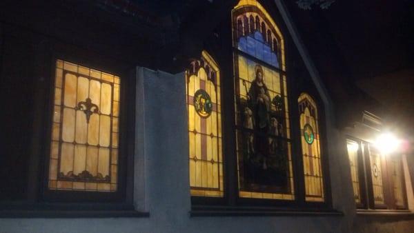 Stained glass windows