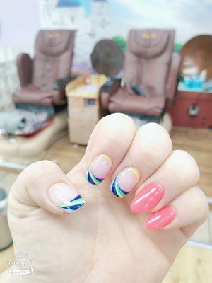 Lavender Nails
