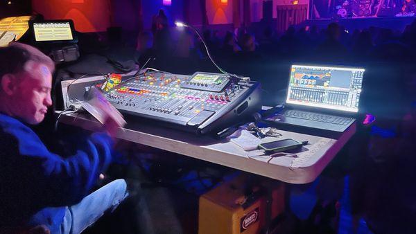 Sound engineer... where the magic happens.