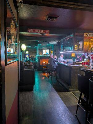 Stopping by for a beer.