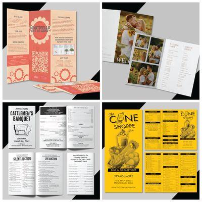 Trifolds, Booklets, and Programs