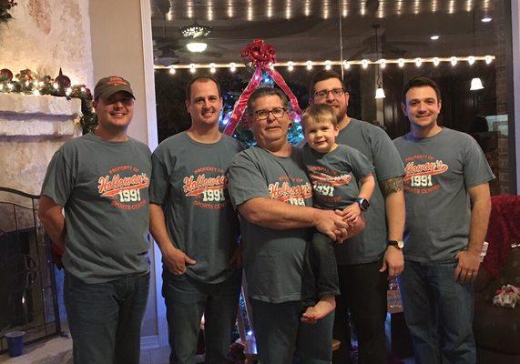 Don't forget Holloway's for your custom shirts.