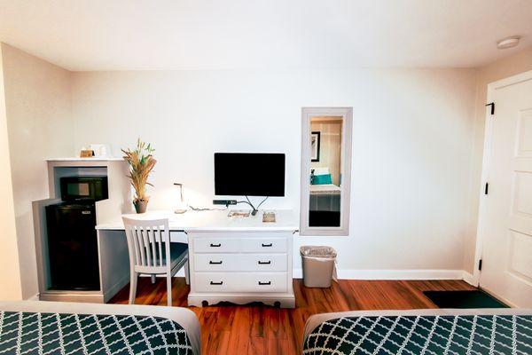 Launch dusk area microwave and refrigerator