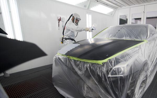 Expert auto painter at CarVive Collision Van Nuys